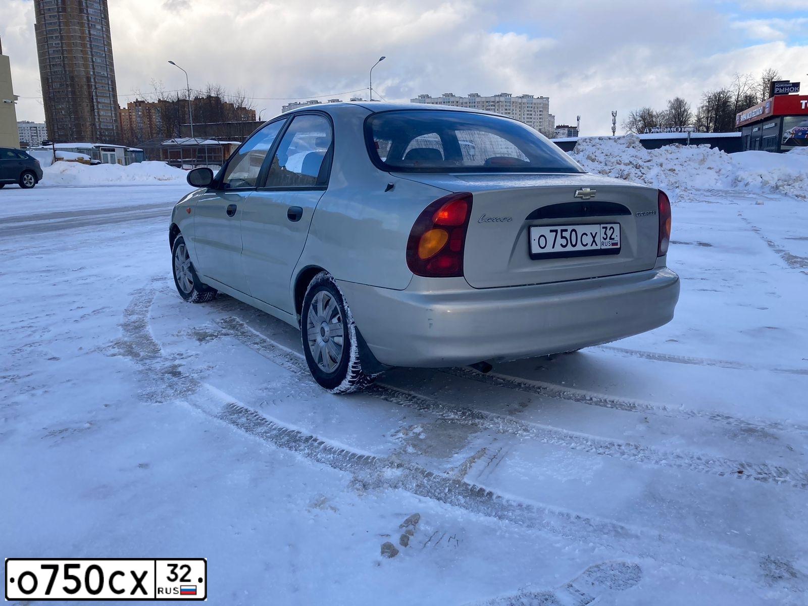 Фото автомобиля ZAZ LANOS, 2006 — госномер О750СХ32. Цвет: СЕРЕБРИСТЫЙ