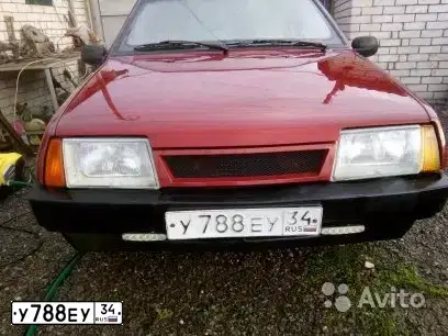 Фото автомобиля LADA 2109 SAMARA, 1997 — госномер У788ЕУ34. Цвет: Красный