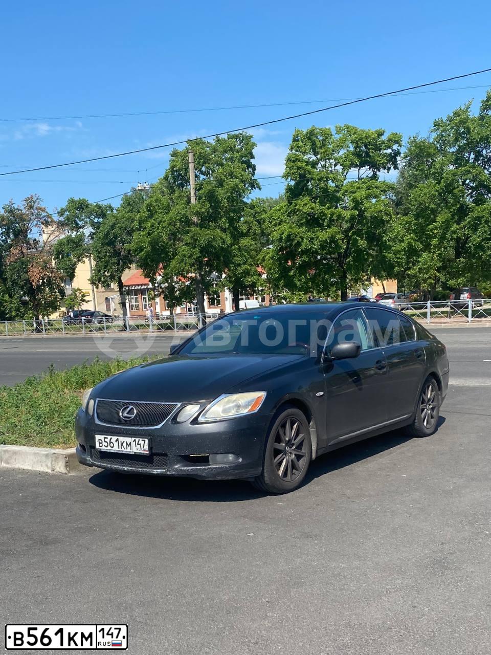 Фото автомобиля LEXUS S GS, 2006 — госномер В561КМ147. Цвет: ЧЕРНЫЙ