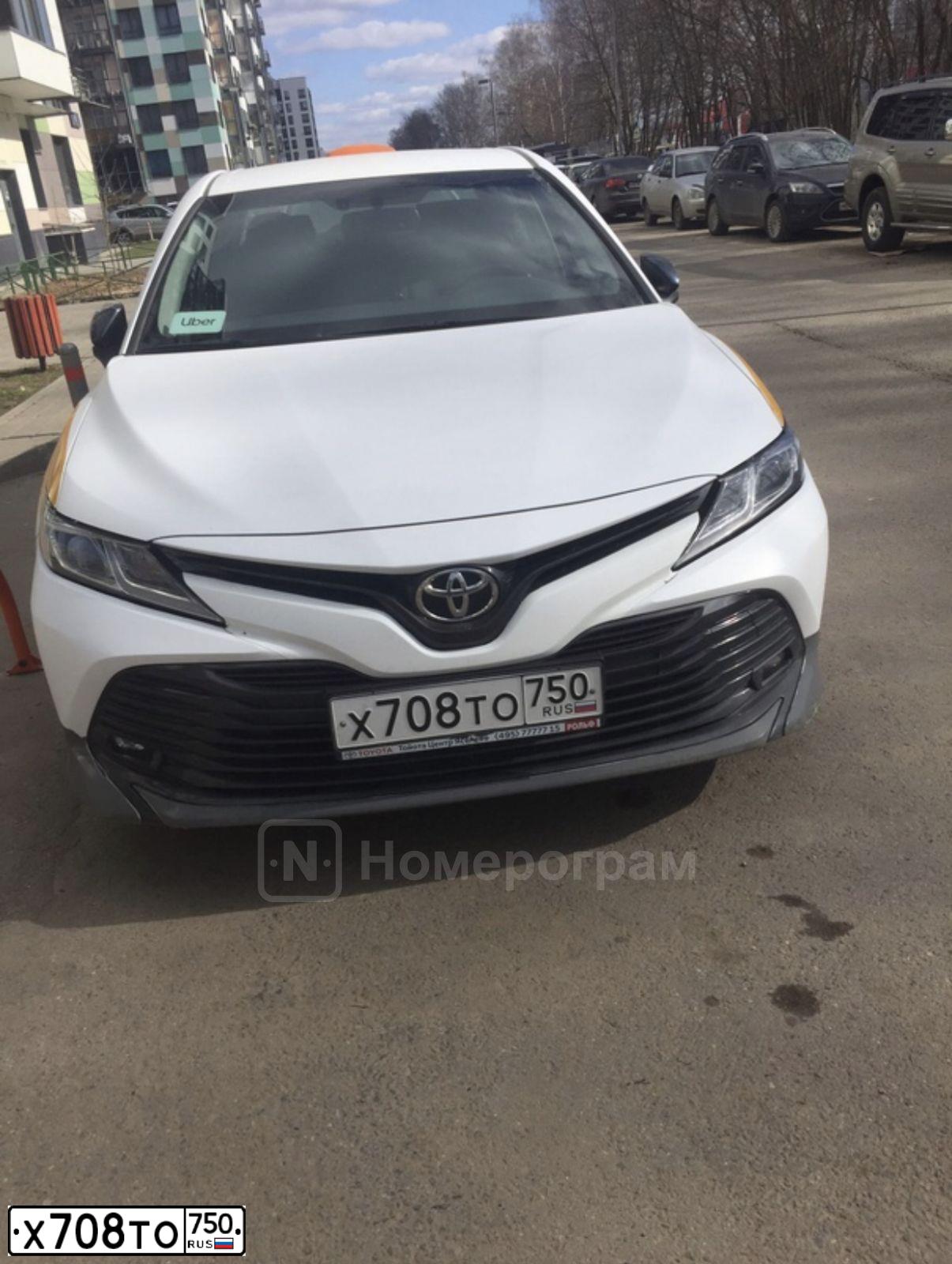 Фото автомобиля TOYOTA CAMRY, 2019 — госномер Р941СН797. Цвет: ЧЕРНЫЙ