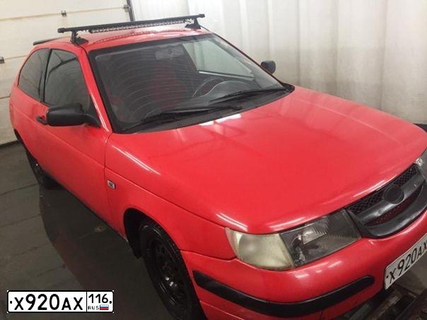Фото автомобиля LADA 2112, 2007 — госномер Н059НО716. Цвет: ЯРКО-КРАСНЫЙ
