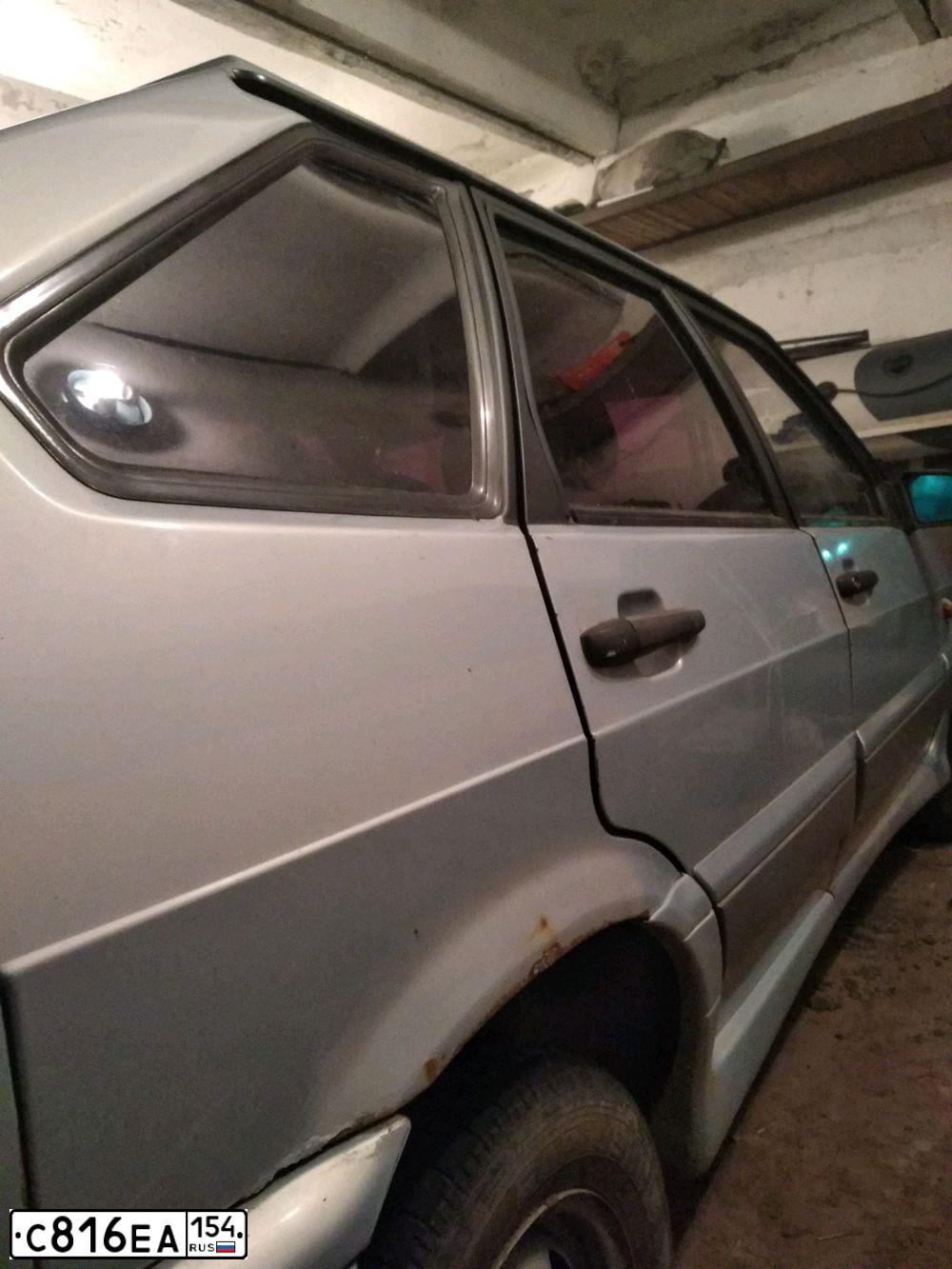 Фото автомобиля LADA 2114 SAMARA, 2004 — госномер С816ЕА154. Цвет: СЕРЫЙ