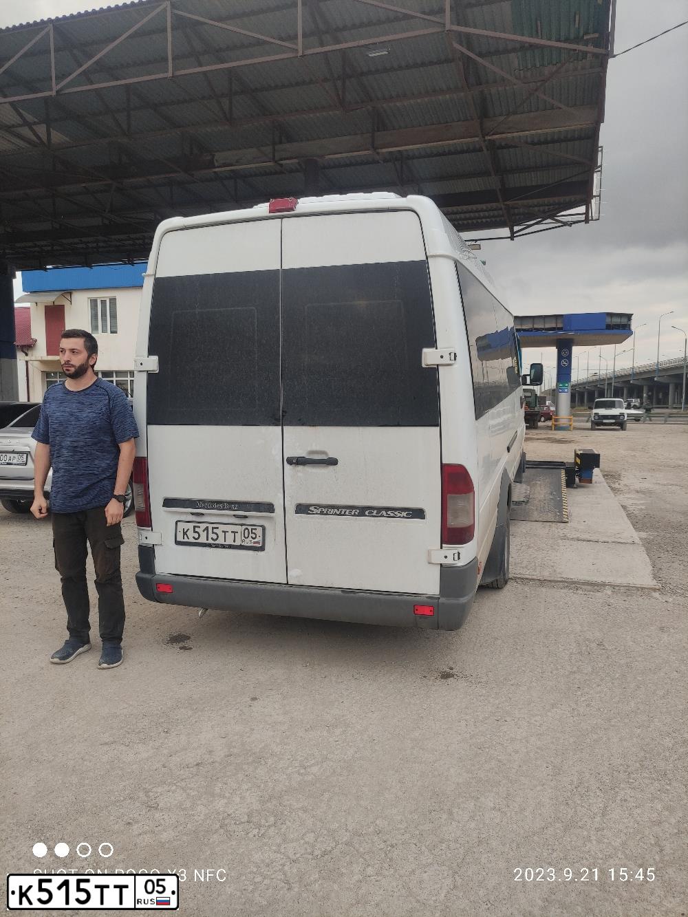 Фото автомобиля FORD TRANSIT, 2009 — госномер К515ТТ05. Цвет: Белый