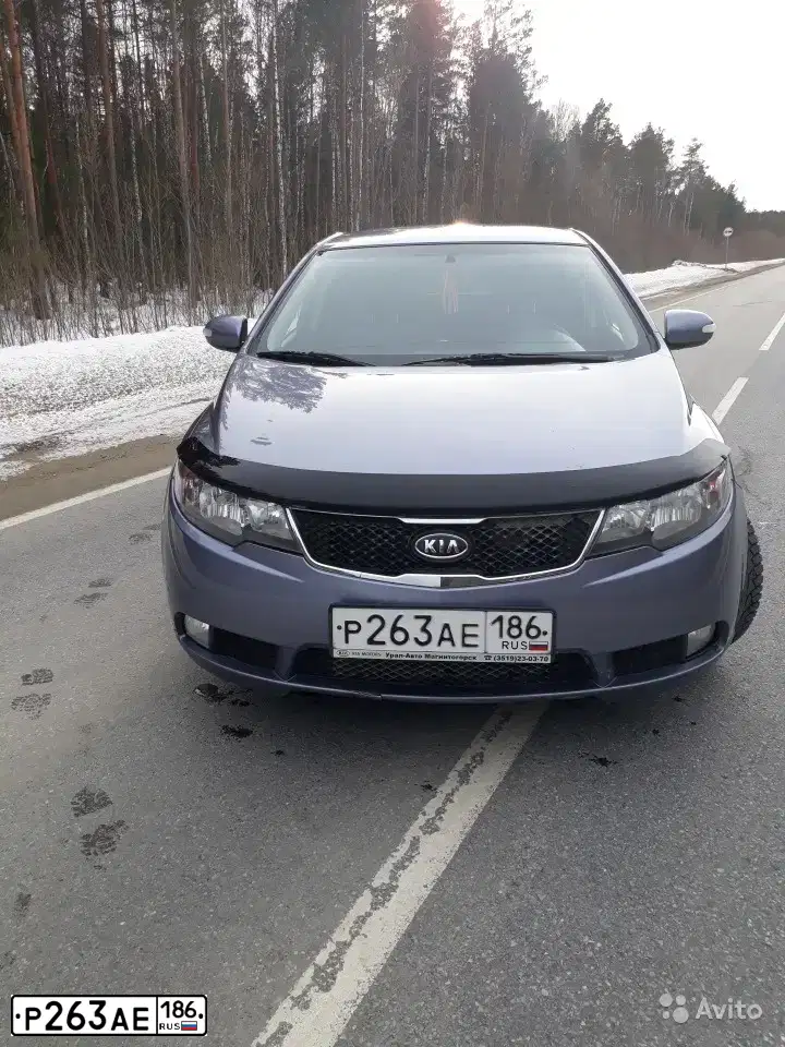 Фото автомобиля KIA CERATO, 2009 — госномер М958ММ102. Цвет: Светло-Серо-Голубой