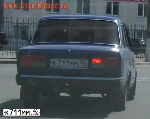 Фото автомобиля VAZ ВАЗ 21070, 2002 — госномер К711ММ46. Цвет: СИНЕ-ЗЕЛЕНЫЙ