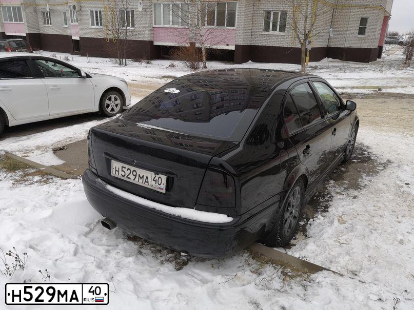 Фото автомобиля SKODA OCTAVIA, 2000 — госномер В097УК43. Цвет: ЧЕРНЫЙ