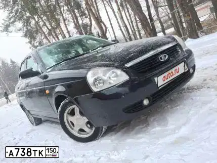 Фото автомобиля LADA 2170 PRIORA, 2008 — госномер Т734УУ33. Цвет: ГРАФИТОВЫЙ МЕТАЛЛИК