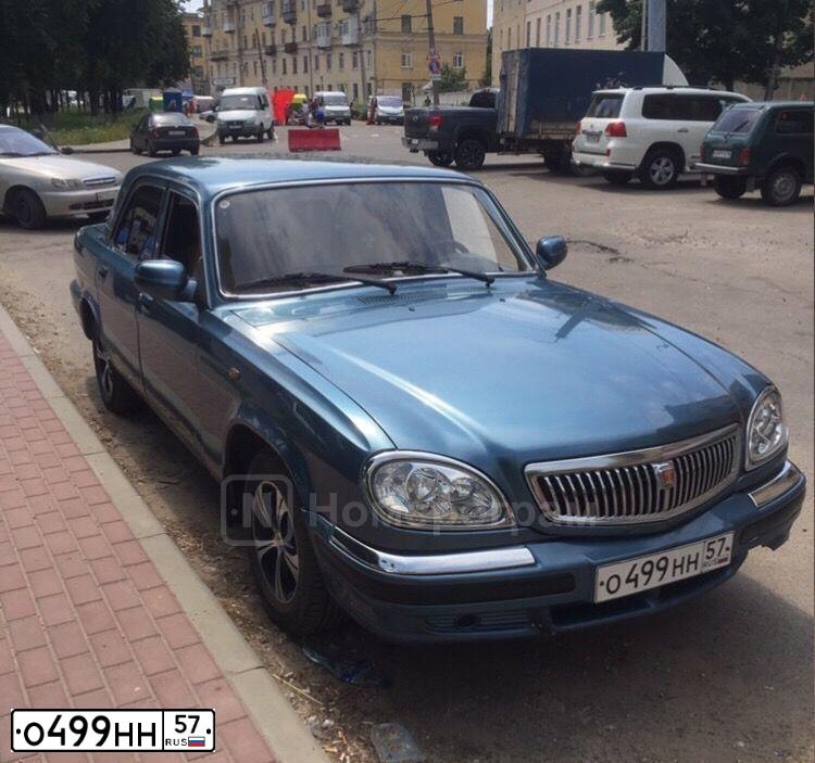 Фото автомобиля GAZ 3110 WOLGA, 2004 — госномер О499НН57. Цвет: ЦИКЛОН