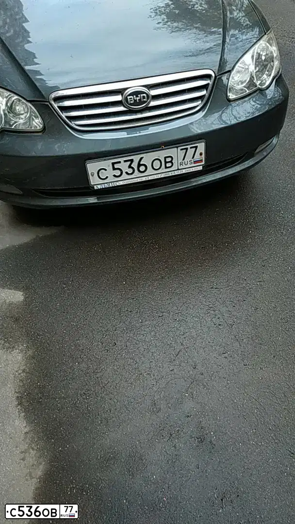 Фото автомобиля BYD F3, 2012 — госномер Х029НТ797. Цвет: СЕРЫЙ ТЕМНЫЙ