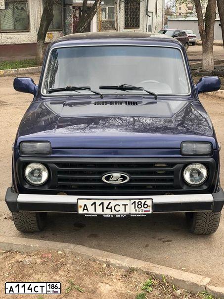 Фото автомобиля LADA 2121 NIVA, 2011 — госномер А310УХ702. Цвет: сине-зеленый