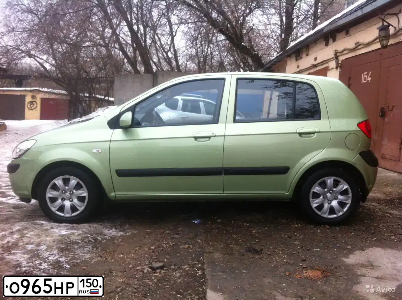 Фото автомобиля HYUNDAI GETZ, 2007 — госномер О965НР150. Цвет: ЗЕЛЕНЫЙ СВЕТЛЫЙ