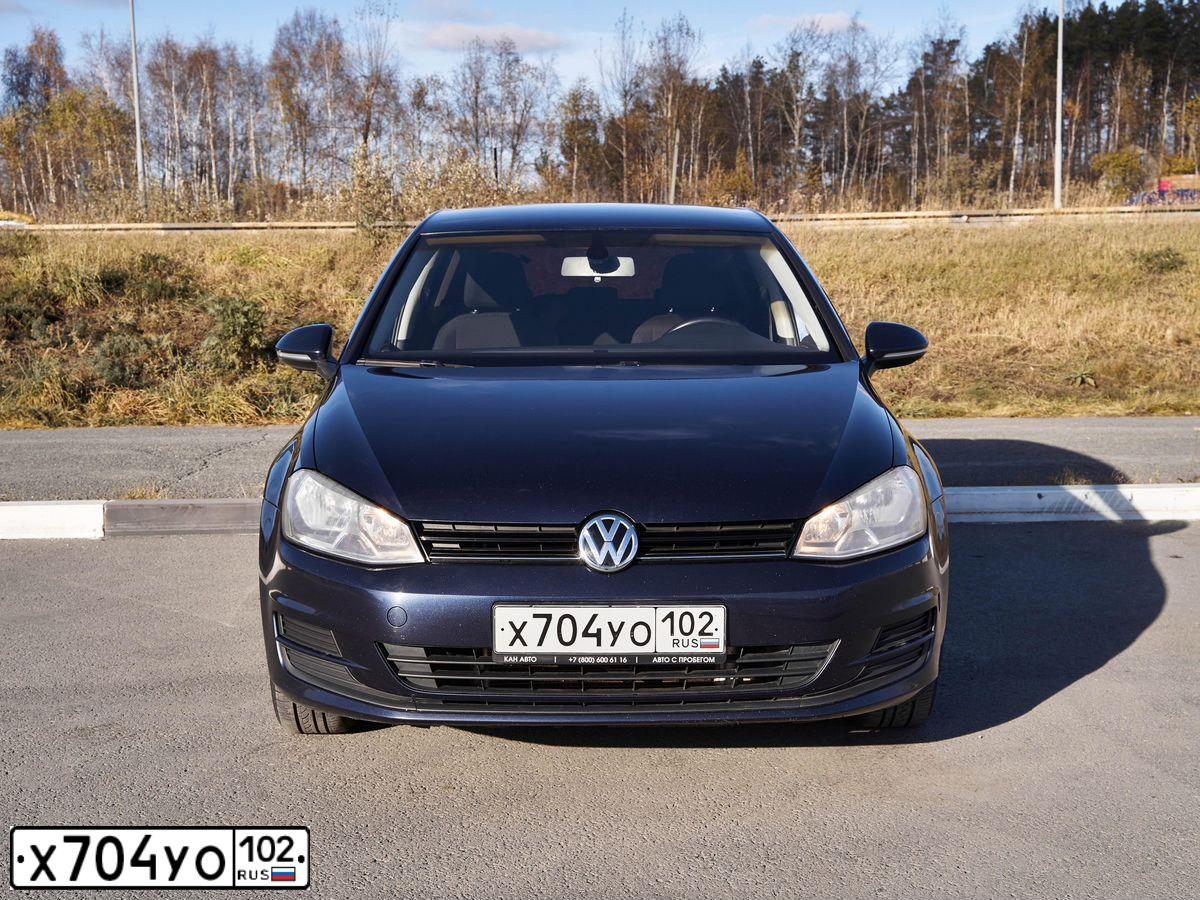 Фото автомобиля VOLKSWAGEN GOLF, 2013 — госномер Н389УТ702. Цвет: Темно-синий