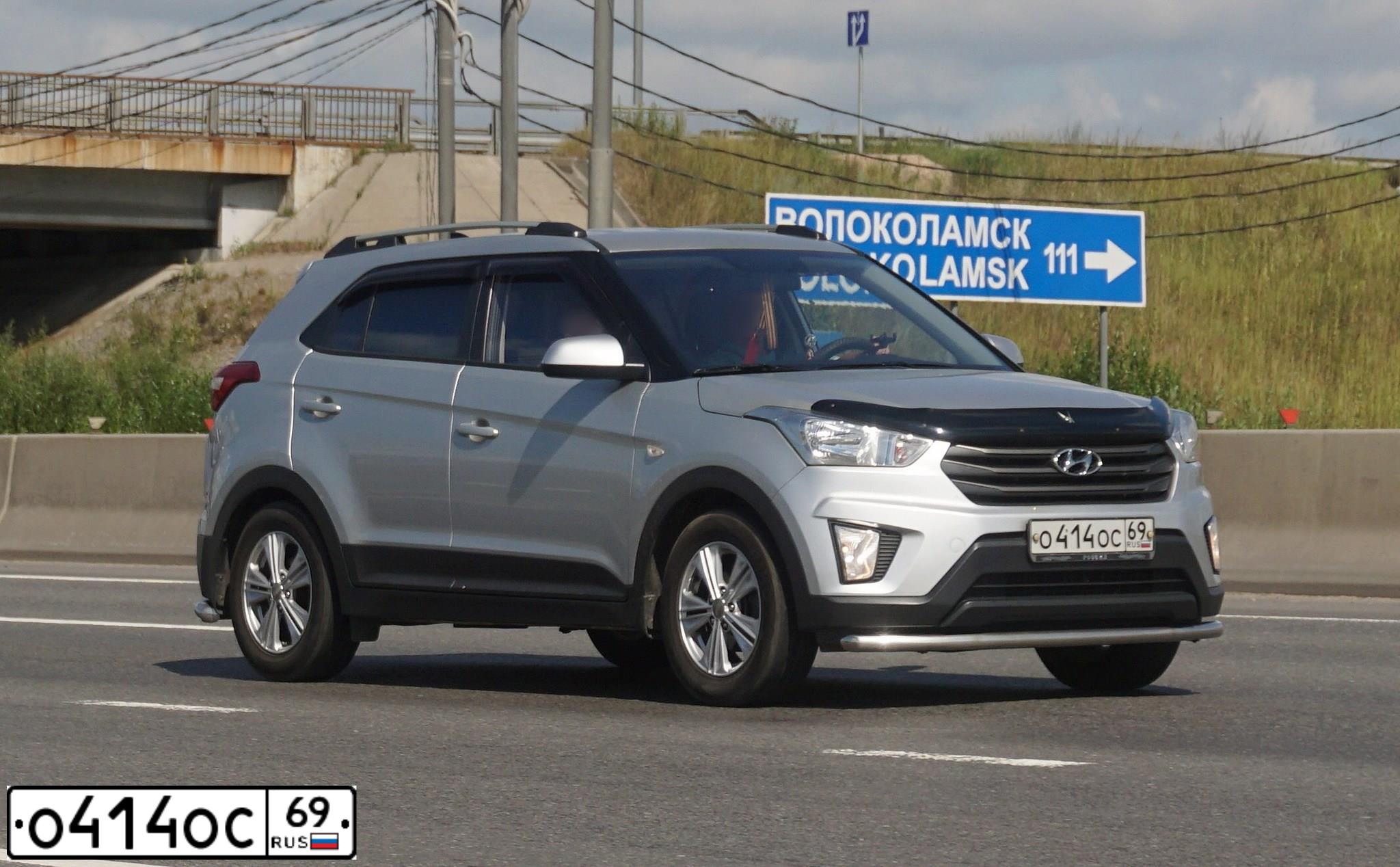 Фото автомобиля HYUNDAI ELANTRA, 2012 — госномер О662СК69. Цвет: Серый