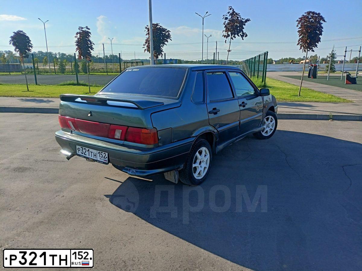 Фото автомобиля LADA 2115 SAMARA, 2006 — госномер В117НУ152. Цвет: СЕРО-СИНЕ-ЗЕЛЕНЫЙ