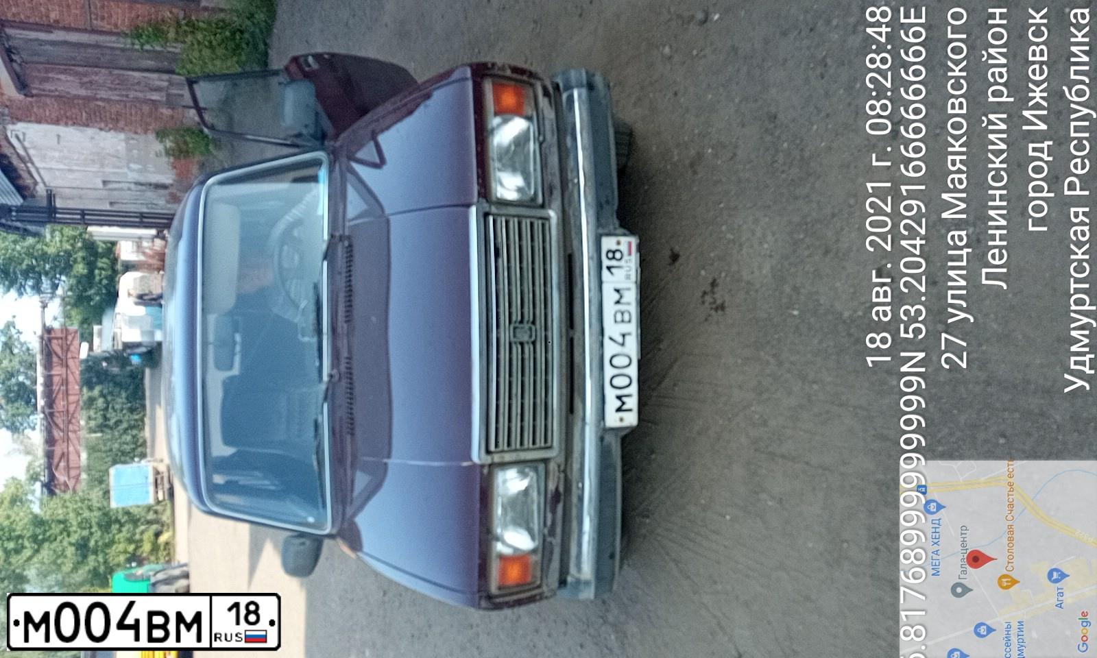 Фото автомобиля LADA 2107, 2005 — госномер М131УТ18. Цвет: ТЕМНО-ВИШНЕВЫЙ