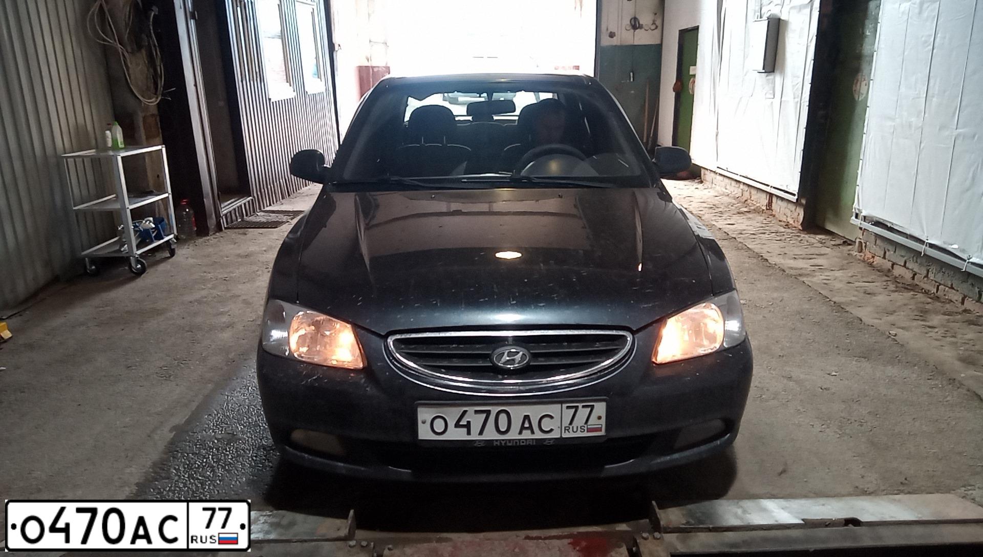 Фото автомобиля TAGAZ ACCENT, 2005 — госномер В005ХА97. Цвет: ЧЕРНЫЙ