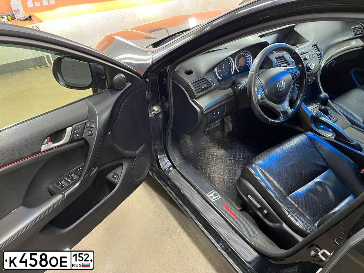 Фото автомобиля HONDA ACCORD, 2008 — госномер Р202ТМ790. Цвет: ЧЕРНЫЙ