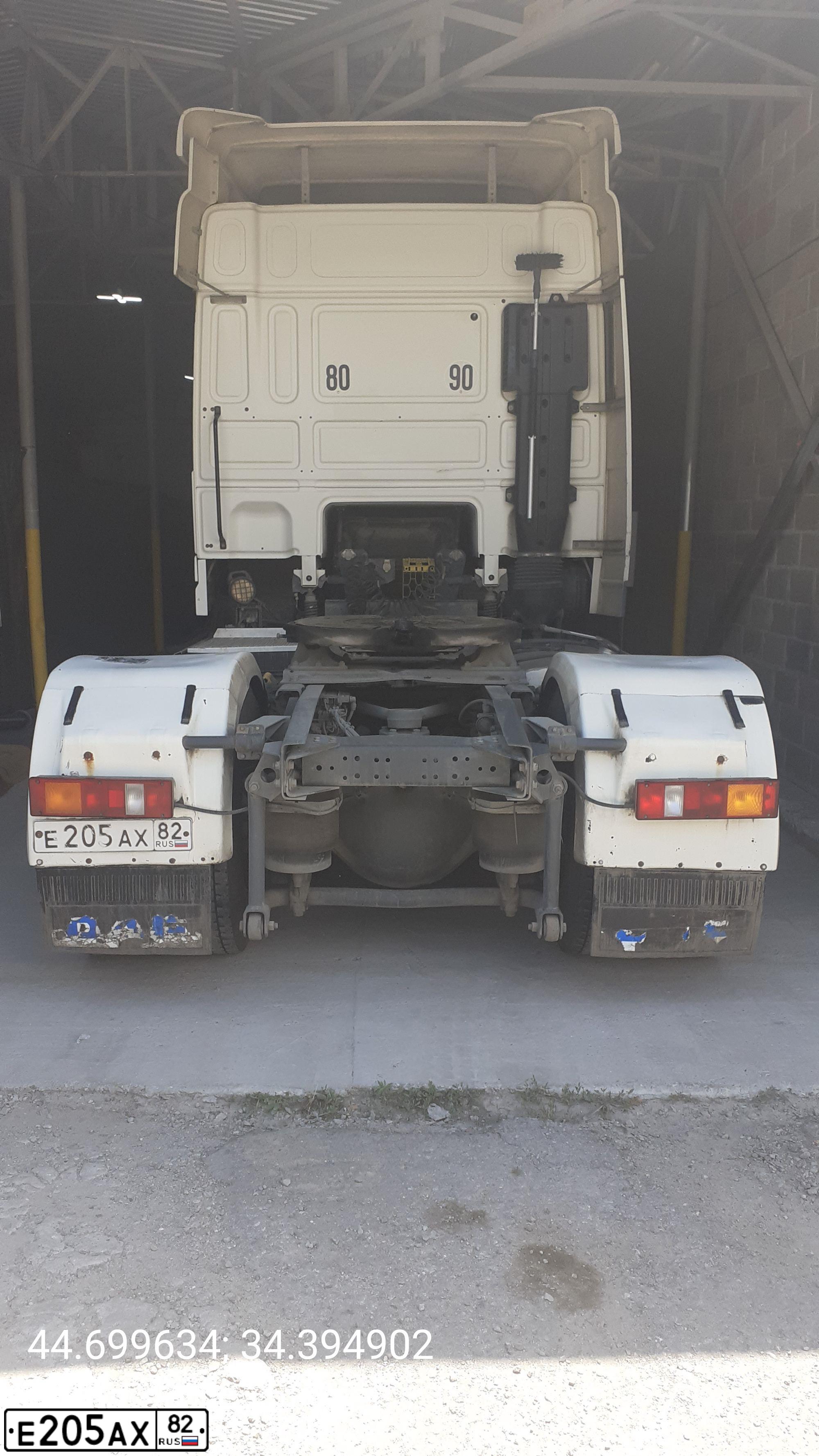 Фото автомобиля DAF XF95.480, 2006 — госномер Н286ВР82