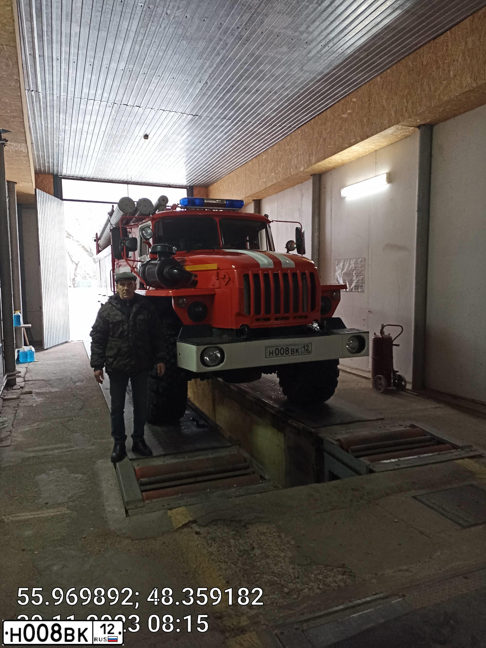 Фото автомобиля URAL 4320 /6X6/, 2010 — госномер Н008ВК12. Цвет: ПО ГОСТ Р 50574-2002
