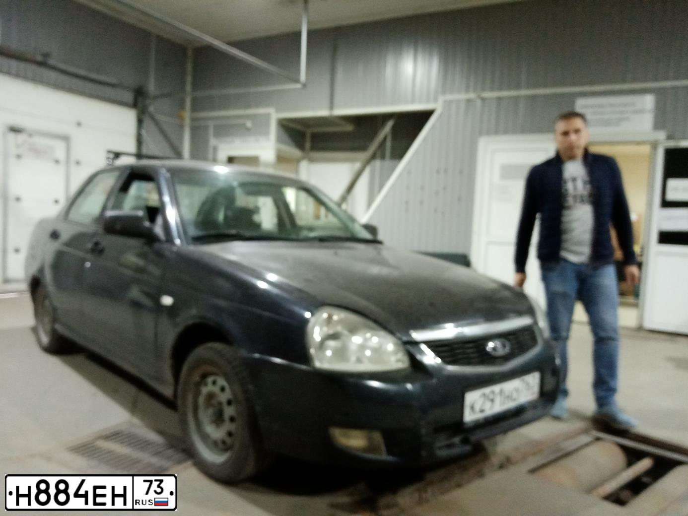 Фото автомобиля ВАЗ 21703 PRIORA, 2007 — госномер К291НО763. Цвет: ГРАФИТОВЫЙ МЕТАЛЛИК