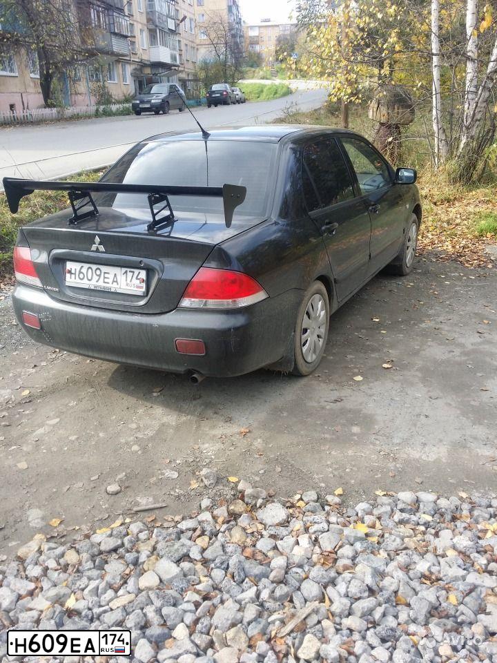 Фото автомобиля MITSUBISHI LANCER, 2005 — госномер С596ХВ196. Цвет: ЧЕРНЫЙ
