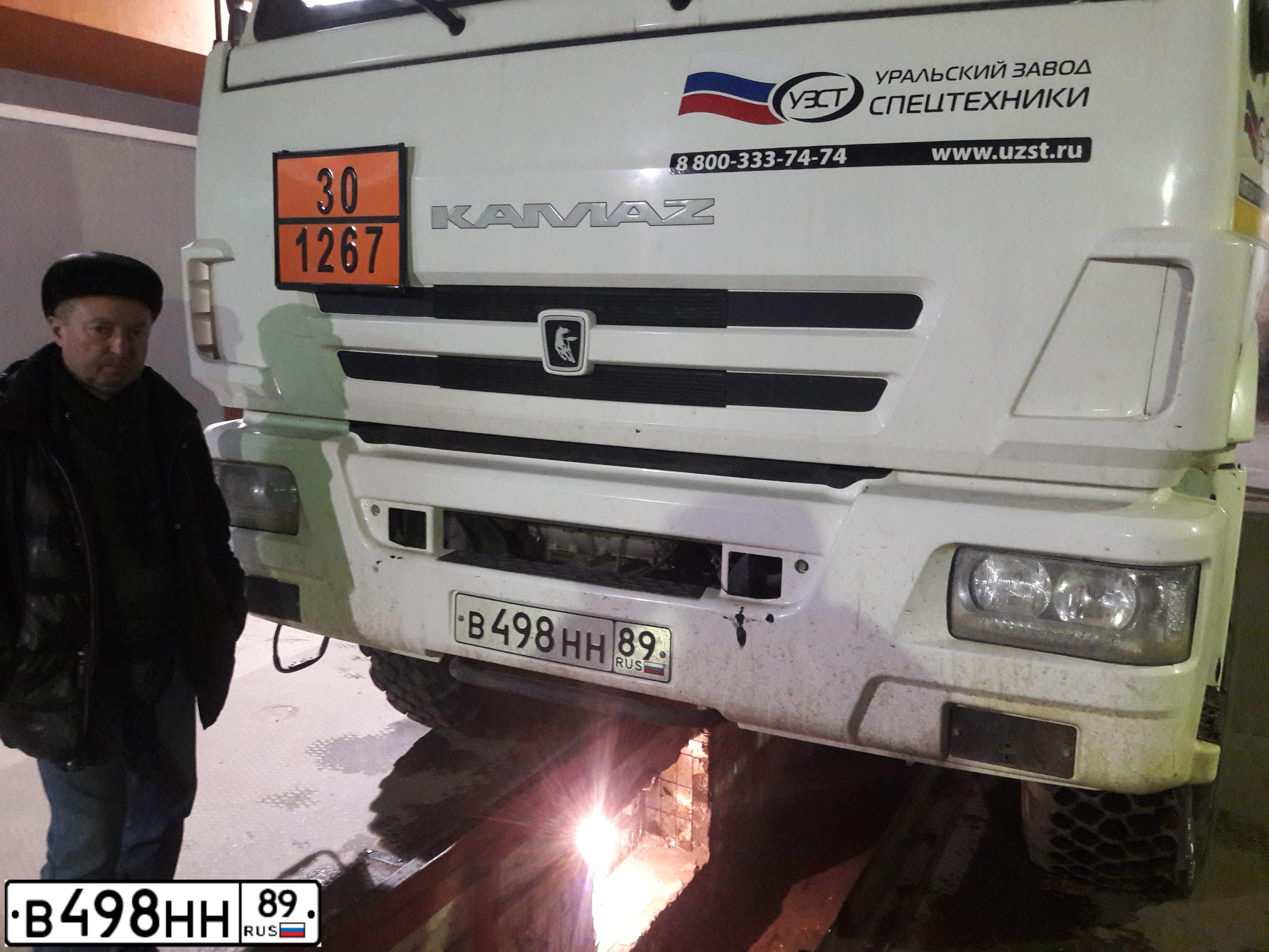 Фото автомобиля KAMAZ 43118 /6X6/, 2019 — госномер У535РМ55. Цвет: БЕЛЫЙ