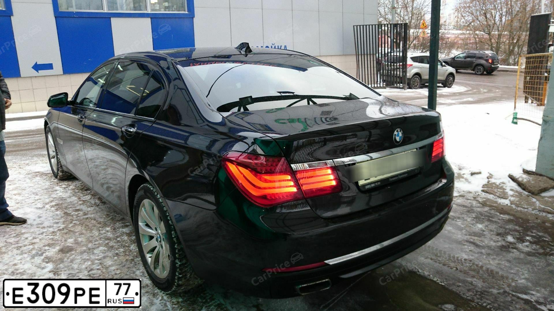Фото автомобиля BMW SERIE 7, 2013 — госномер Х763ВЕ31. Цвет: ЧЕРНЫЙ