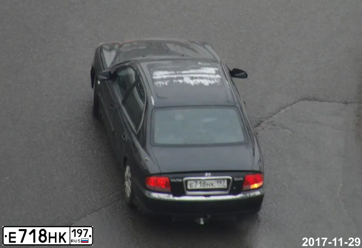 Фото автомобиля TAGAZ SONATA, 2007 — госномер Н539АА761. Цвет: ЧЕРНЫЙ
