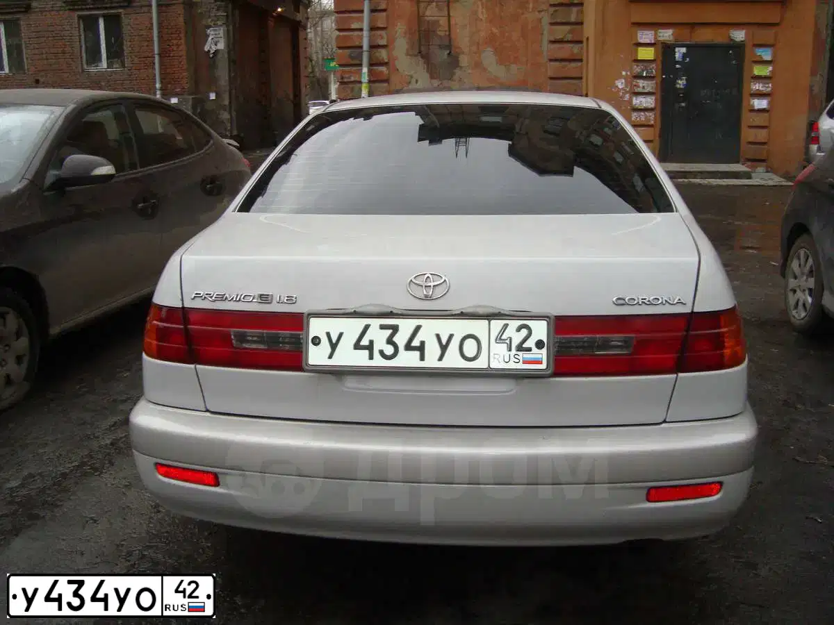 Фото автомобиля TOYOTA PREMIO, 2000 — госномер С485СР122