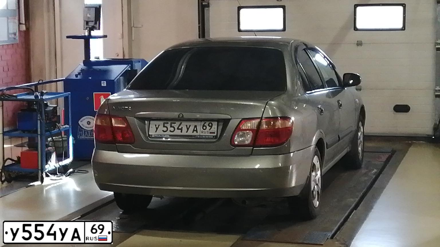Фото автомобиля NISSAN ALMERA, 2006 — госномер Т288КЕ05. Цвет: ЗЕЛЕНЫЙ