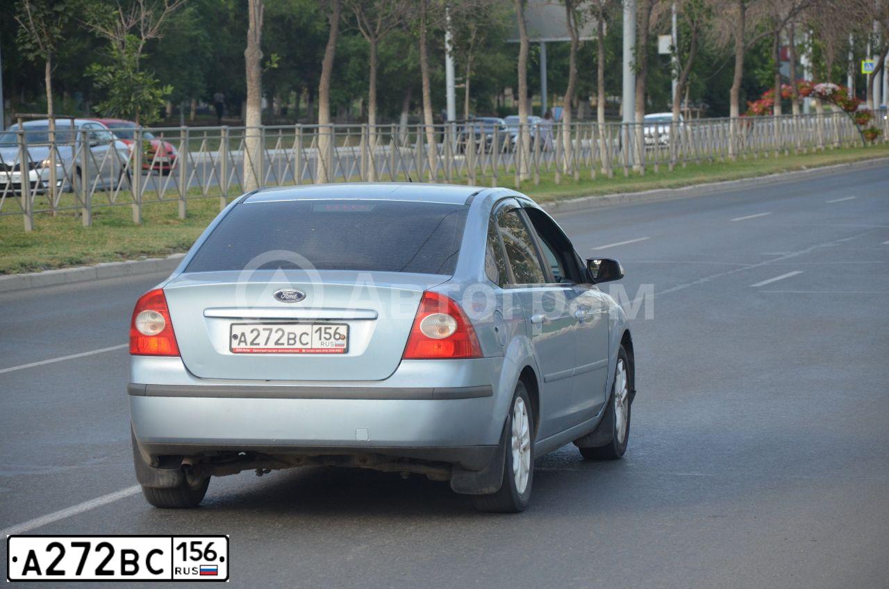 Фото автомобиля FORD FOCUS, 2007 — госномер А272ВС156. Цвет: СВЕТЛО-СЕРО ГОЛУБОЙ