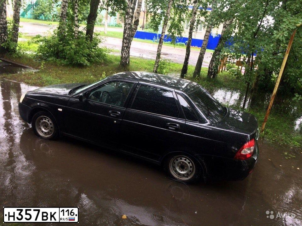 Фото автомобиля LADA 2170 PRIORA, 2010 — госномер М105МС07. Цвет: Сине-Черный
