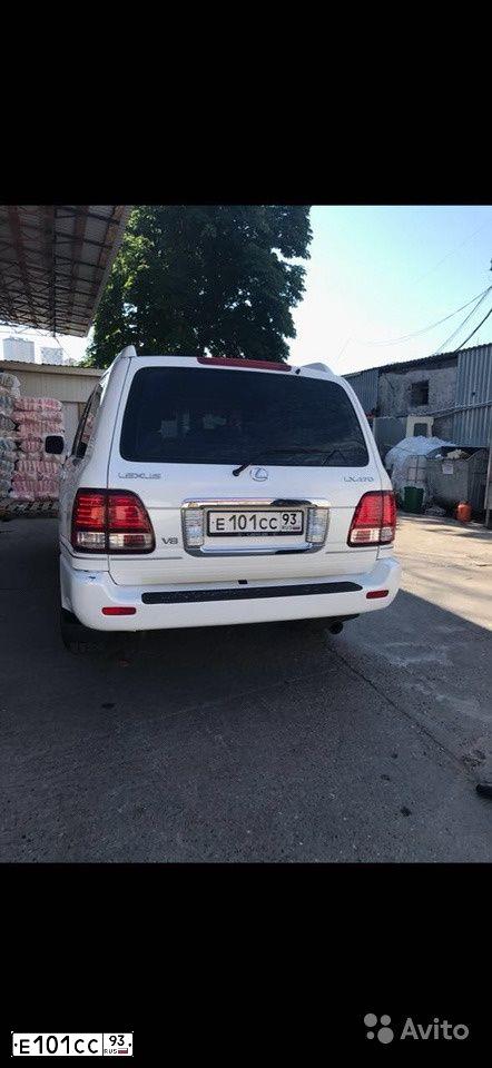 Фото автомобиля LEXUS LX, 2012 — госномер Е101СС93. Цвет: Белый