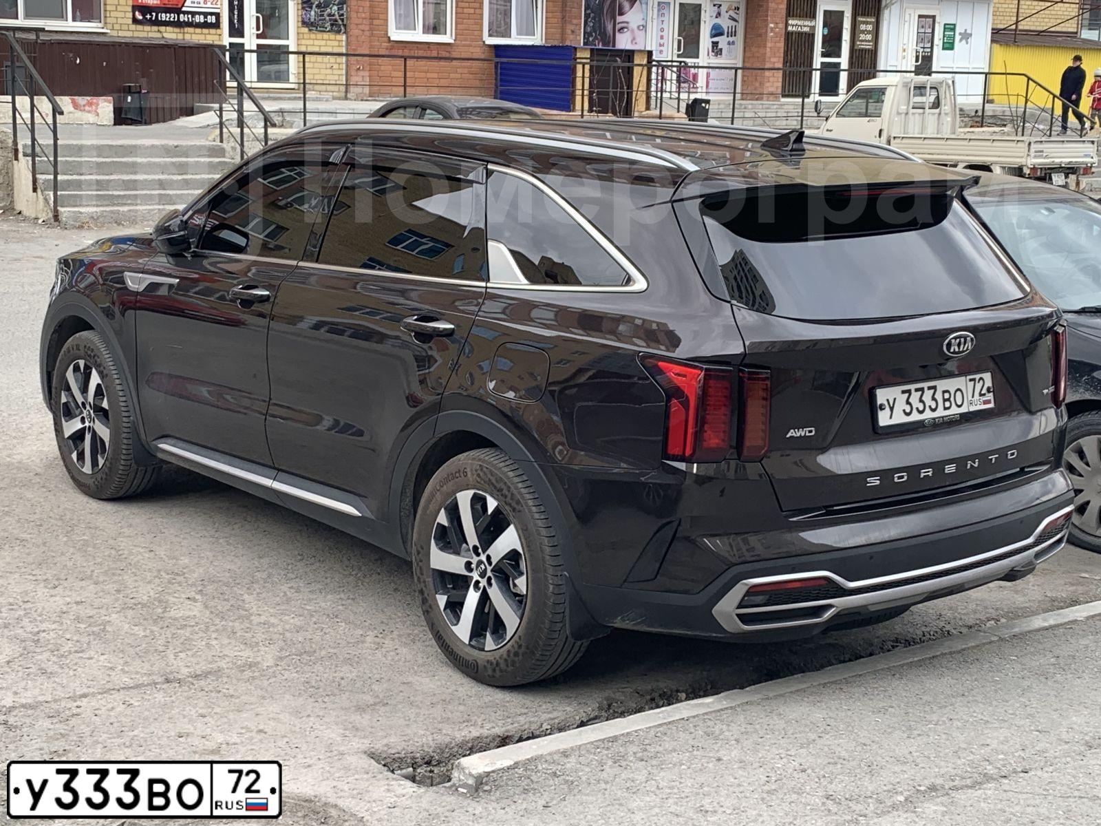 Фото автомобиля FORD FOCUS, 2013 — госномер У333ВО72. Цвет: ЧЕРНЫЙ