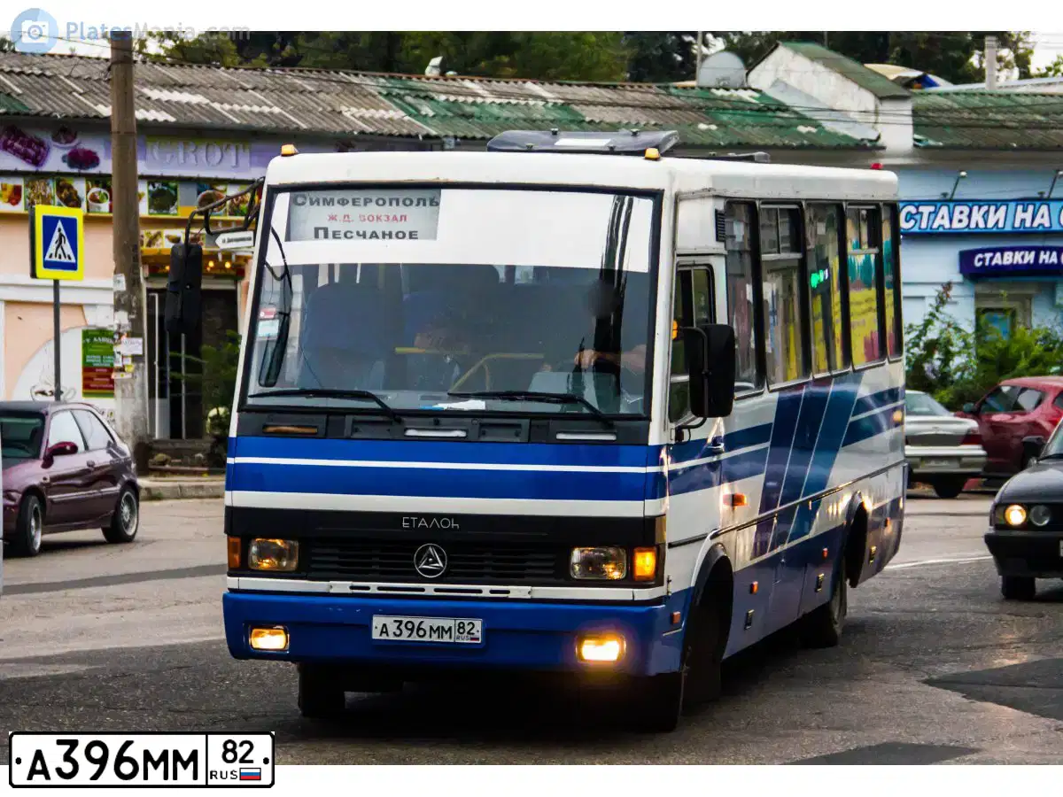 Фото автомобиля BAZ A07924 БАЗ А 079.25, 2007 — госномер А396ММ82. Цвет: БЕЛЫЙ