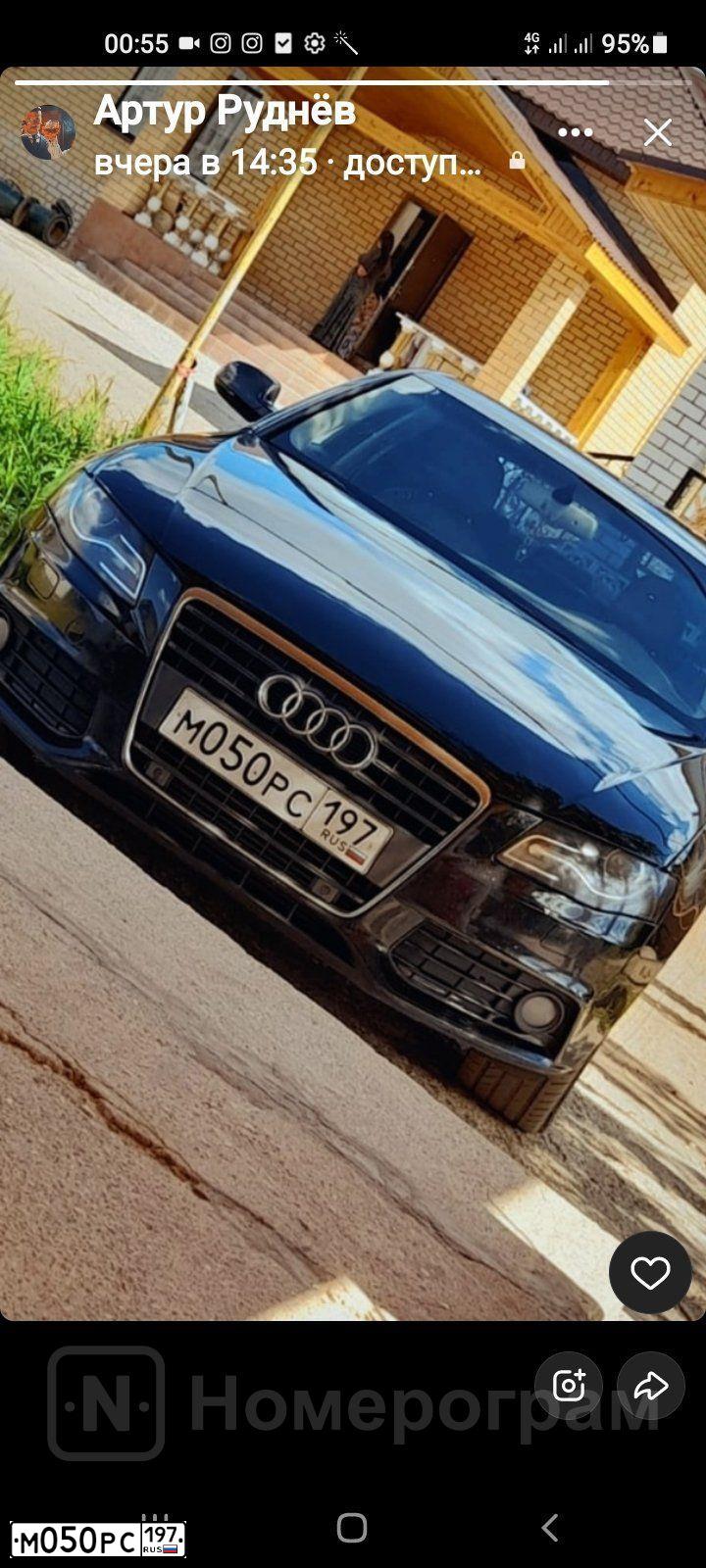 Фото автомобиля AUDI A4, 2011 — госномер С789АН40. Цвет: ЧЕРНЫЙ