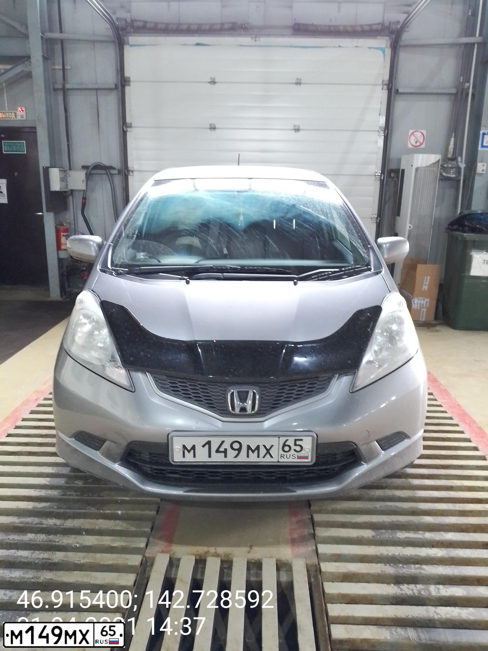 Фото автомобиля HONDA FIT, 2008 — госномер Т033ЕА154