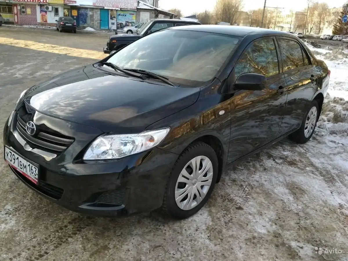 Фото автомобиля TOYOTA COROLLA, 2007 — госномер К391ВМ163. Цвет: ЧЕРНЫЙ
