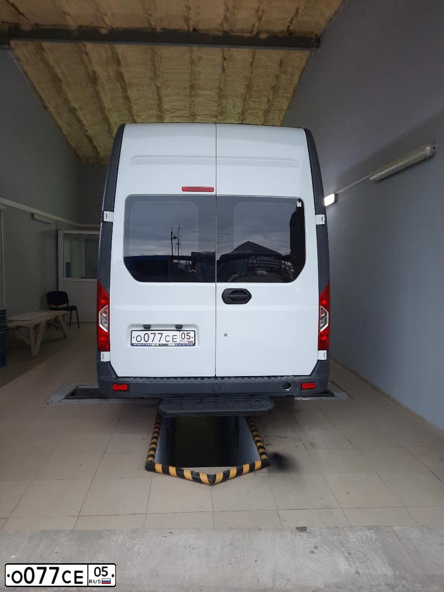 Фото автомобиля GAZ GAZEL NEXT, 2019 — госномер О077СЕ05. Цвет: Белый