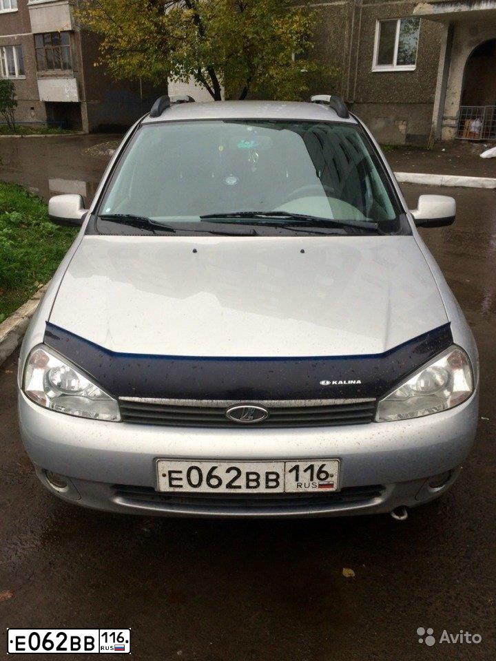Фото автомобиля LADA 1117 KALINA, 2010 — госномер Е062ВВ116. Цвет: Серебристый