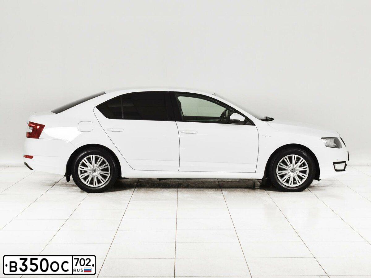 Фото автомобиля SKODA OCTAVIA, 2016 — госномер Х750ЕМ72. Цвет: Белый