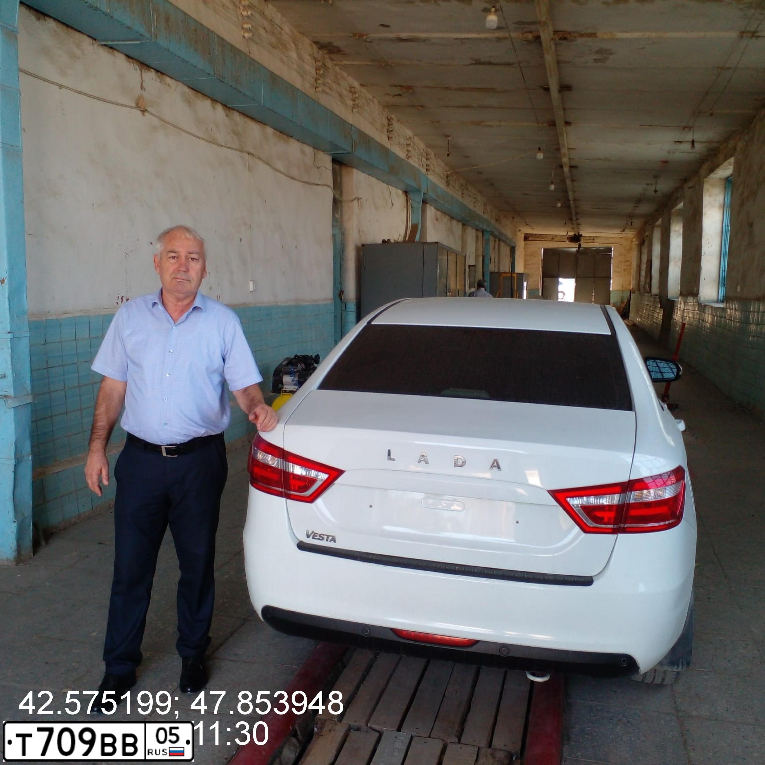 Фото автомобиля LADA VESTA, 2018 — госномер С708ХТ05