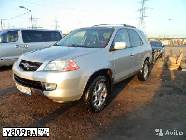 Фото автомобиля ACURA MDX, 2002 — госномер У809ВА197. Цвет: Серебристый