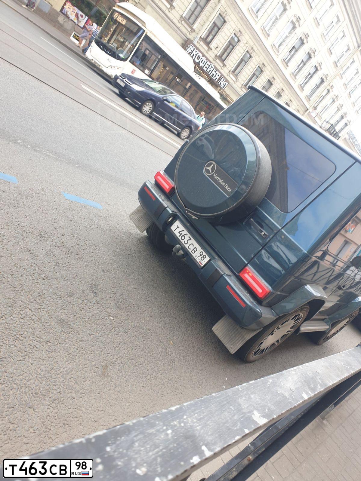 Фото автомобиля MERCEDES G-KLASSE, 1995 — госномер Р966РХ24. Цвет: ЗЕЛЕНЫЙ