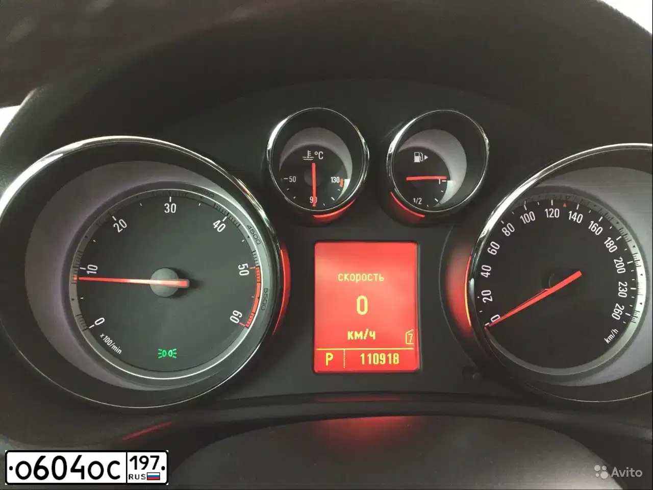 Фото автомобиля OPEL INSIGNIA, 2011 — госномер О604ОС197. Цвет: ЧЕРНЫЙ