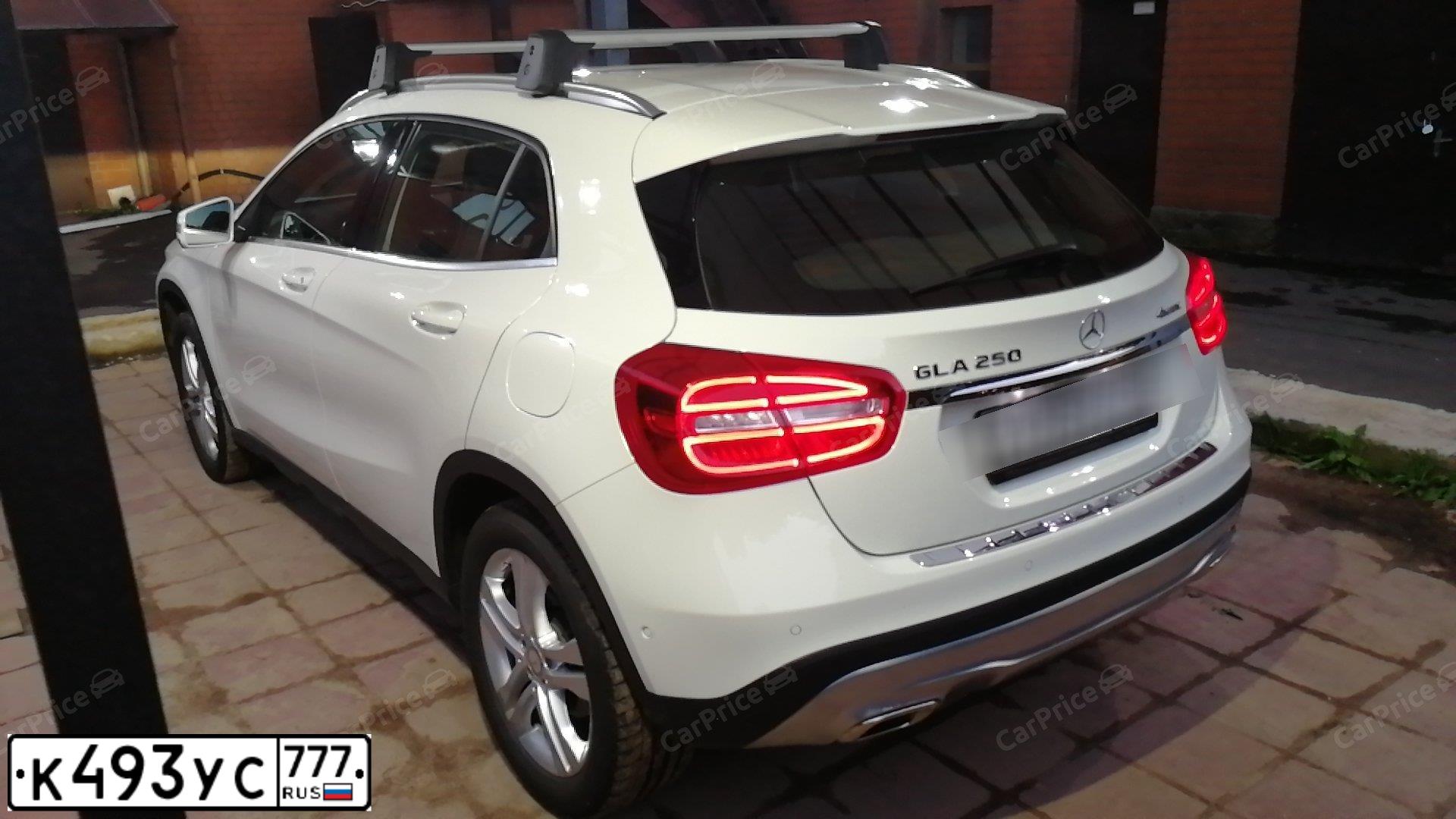 Фото автомобиля MERCEDES GLA-KLASSE, 2016 — госномер М397УР159. Цвет: БЕЛЫЙ