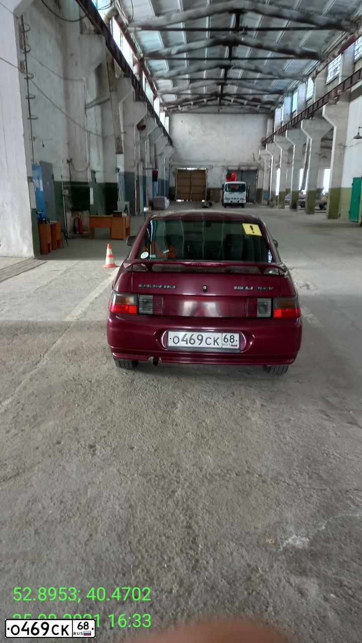 Фото автомобиля LADA 2110, 2005 — госномер О469СК68. Цвет: ТЕМНО-МАЛИНОВЫЙ