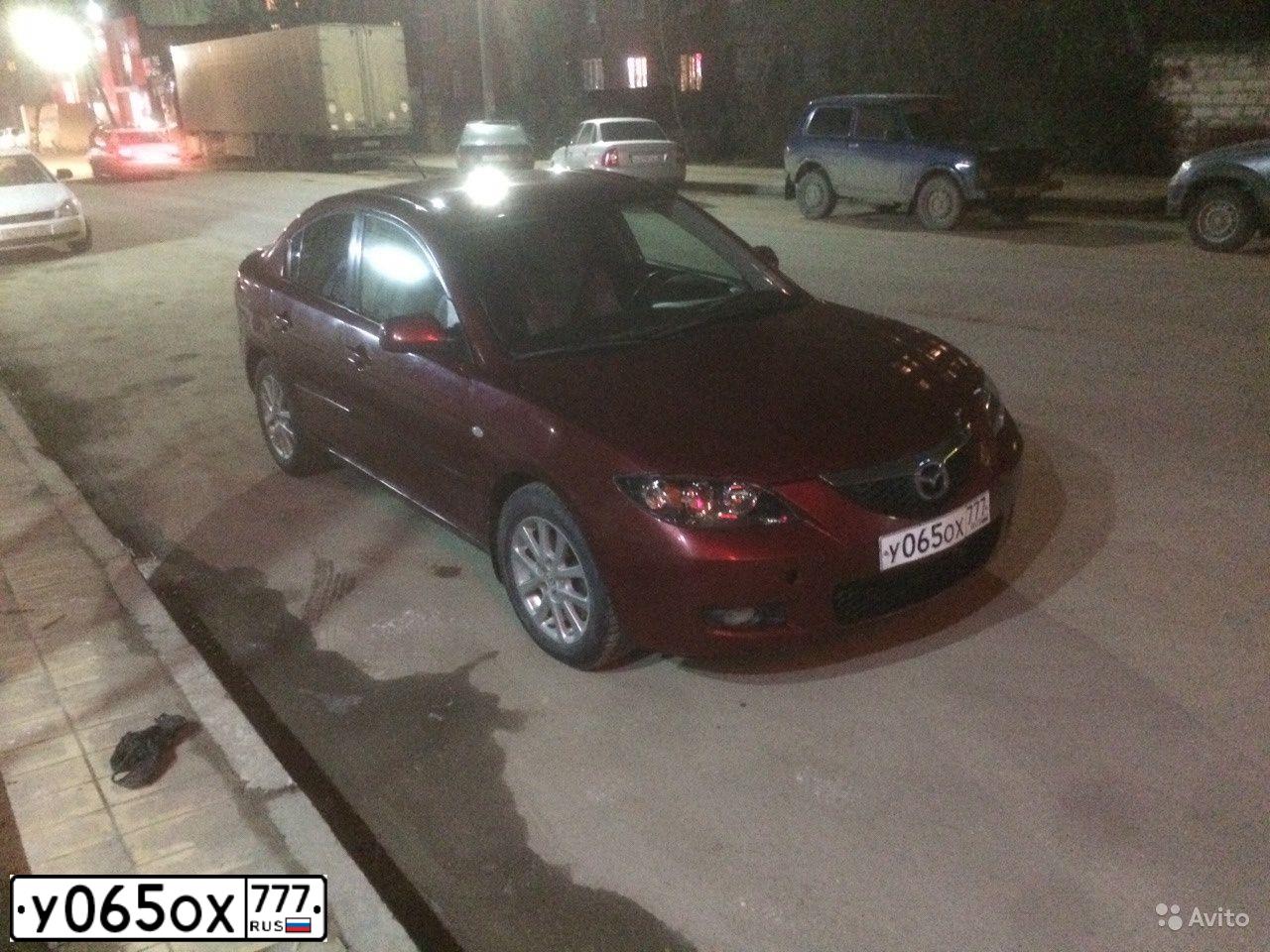 Фото автомобиля MAZDA 3, 2006 — госномер О508АР11. Цвет: Красный