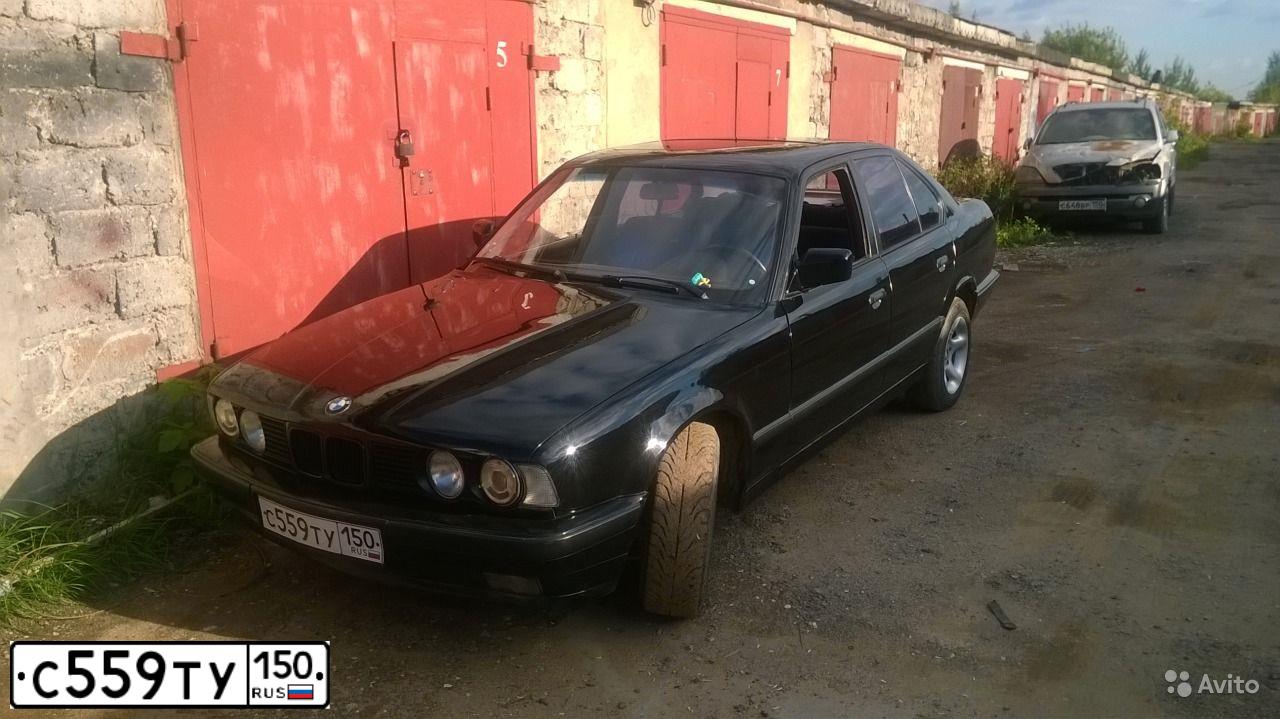 Фото автомобиля BMW SERIE 5, 1990 — госномер С559ТУ150. Цвет: ЧЕРНЫЙ