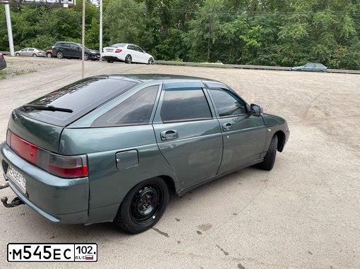 Фото автомобиля LADA 2112, 2007 — госномер М545ЕС102. Цвет: СЕРО-СИНЕ-ЗЕЛЕНЫЙ